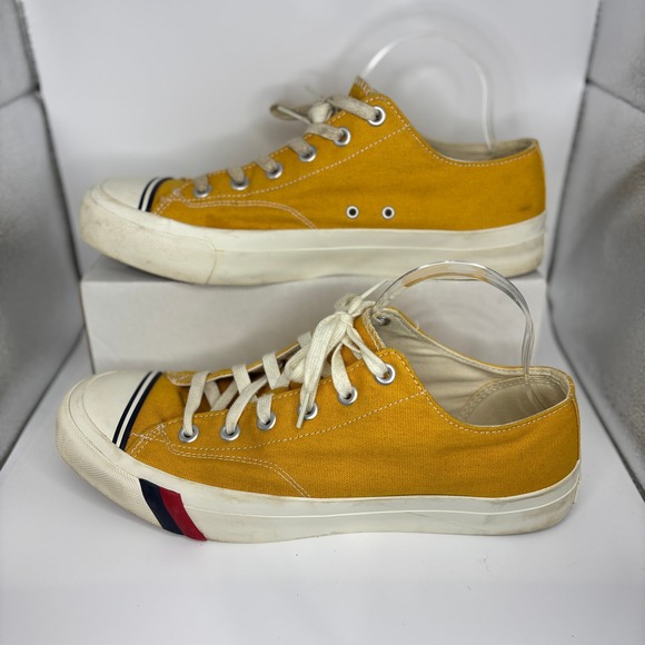 Pro-Keds Men's Canvas Sneakers Mustard Yellow PK61452 Size 11.5 - Picture 1 of 10